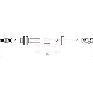 Apec Brake Hose Front HOS3902