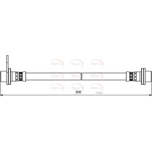 Apec Brake Hose HOS3911