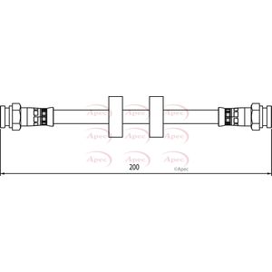 Apec Brake Hose HOS3969