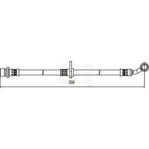 Apec Brake Hose Front Left HOS3995