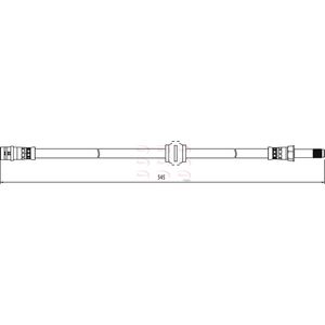 Apec Brake Hose Front HOS4044