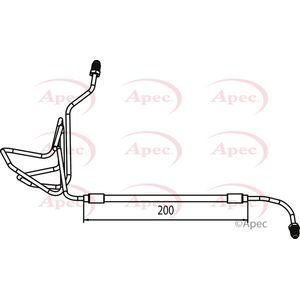 Apec Brake Hose HOS4064