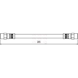Apec Brake Hose HOS4107