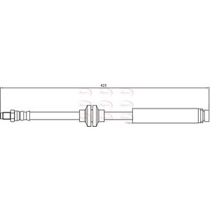 Apec Brake Hose Rear HOS4157