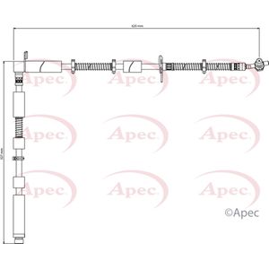 Apec Brake Hose Front Right HOS4174