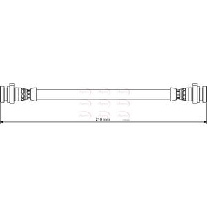 Apec Brake Hose Rear Inner HOS4185