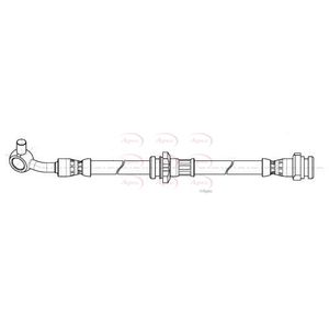 Apec Brake Hose Front Right HOS4187