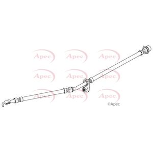 Apec Brake Hose Front Left HOS4286