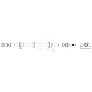 Apec Brake Hose Front HOS4304