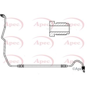 Apec Brake Hose Rear Right HOS4329