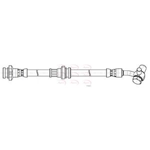 Apec Brake Hose Front Right HOS4437