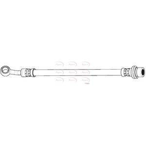 Apec Brake Hose Rear Outer HOS4478