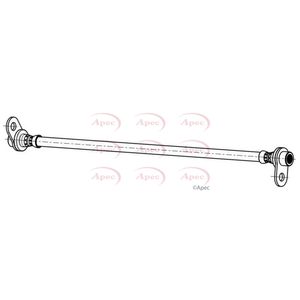 Apec Brake Hose Rear Inner, Left HOS4508