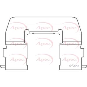 Apec Brake Pad Fitting Kit Front KIT1133
