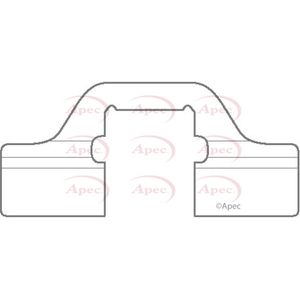 Apec Brake Pad Fitting Kit Rear KIT1134