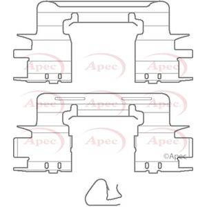 Apec Brake Pad Fitting Kit Front KIT1148