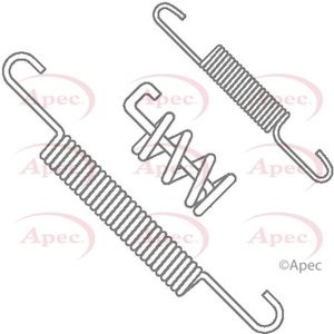 Apec Hand Brake Shoe Fitting Kit Rear KIT2013