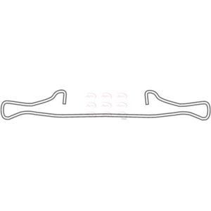 Apec Brake Pad Fitting Kit Front KIT306