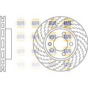 NAPA Brake Disc Single Vented Front Left NBD5353