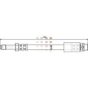 NAPA Brake Hose NBH1009