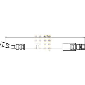 NAPA Brake Hose Front Left or Right NBH1013