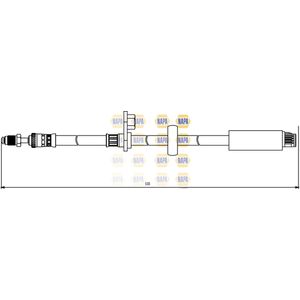 NAPA Brake Hose Front Left or Right NBH1031