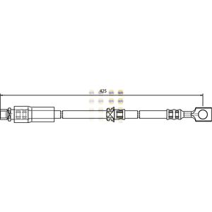 NAPA Brake Hose Front Left or Right NBH1044