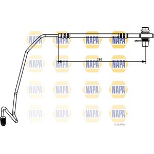 NAPA Brake Hose Rear Outer, Left NBH1129