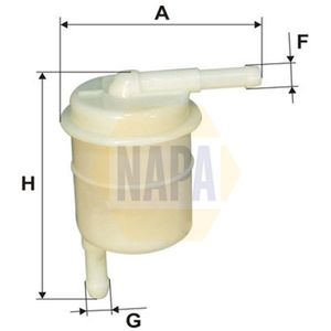 NAPA Fuel Filter NFF2207