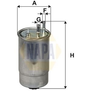 NAPA Fuel Filter NFF2221