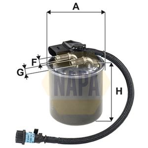 NAPA Fuel Filter NFF2222