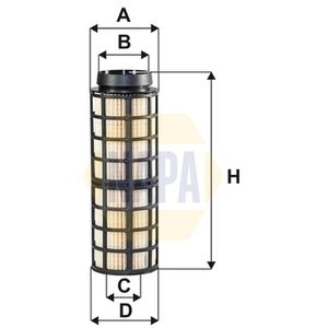 NAPA Fuel Filter NFF2225