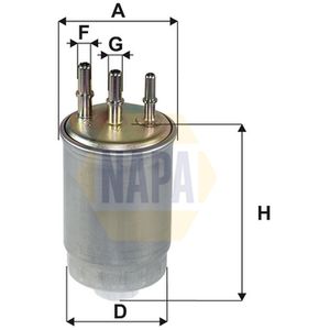 NAPA Fuel Filter NFF2227