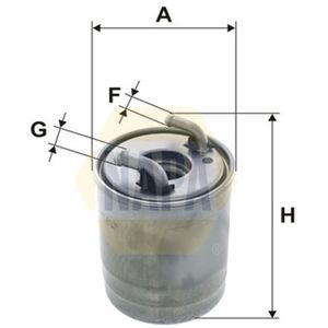 NAPA Fuel Filter NFF2240