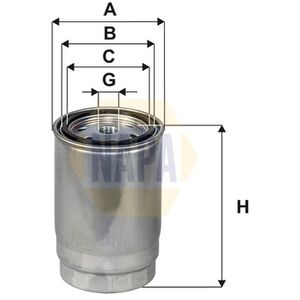 NAPA Fuel Filter NFF2248