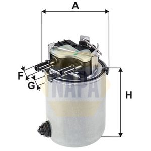 NAPA Fuel Filter NFF2252