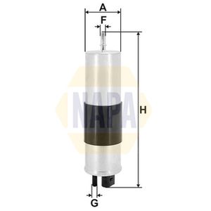 NAPA Fuel Filter NFF2257