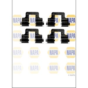 NAPA Brake Pad Fitting Kit Rear NFK1007