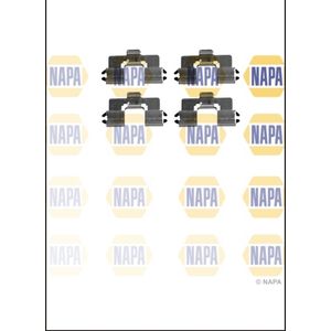 NAPA Brake Pad Fitting Kit Rear NFK1043