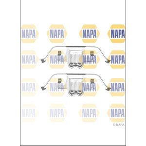 NAPA Brake Pad Fitting Kit Rear NFK1079