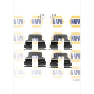 NAPA Brake Pad Fitting Kit Rear NFK1384