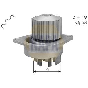 NAPA Water Pump NWP1132