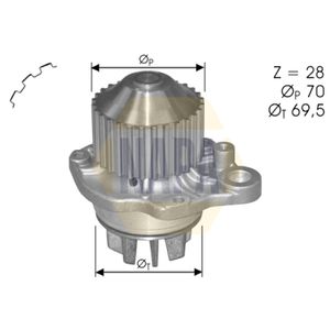 NAPA Water Pump NWP1137