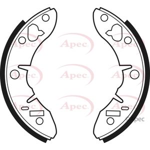 Apec Brake Shoes Set Front SHU142