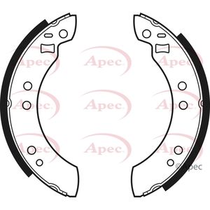 Apec Brake Shoes Set SHU244