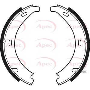 Apec Handbrake Shoes Set SHU363