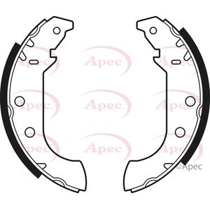 Apec Brake Shoes Set SHU412