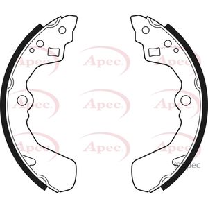 Apec Brake Shoes Set SHU483