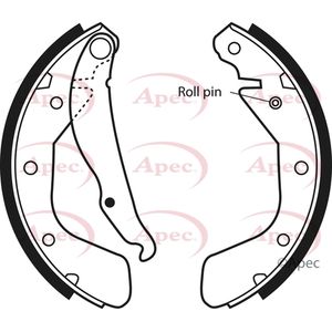 Apec Brake Shoes Set SHU494