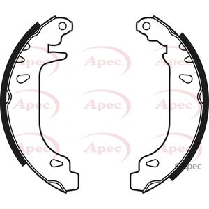 Apec Brake Shoes Set SHU505